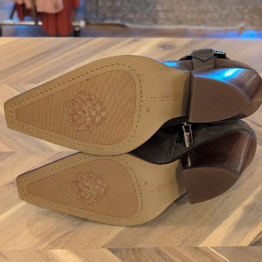 Women's Brown Ankle Boots - Picture 5 of 6